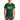 Person wearing a forest green t-shirt with 'Green Biscuit' text on a white background
