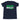 Navy blue youth t-shirt with 'Green Biscuit' text in green and white on a white background