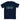 Navy blue t-shirt with 'Green Biscuit Hockey' text on a white background