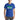 Person wearing a blue heather t-shirt with 'Green Biscuit' text on a white background