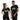 Two people wearing black t-shirts with 'Green Biscuit' text on a white background