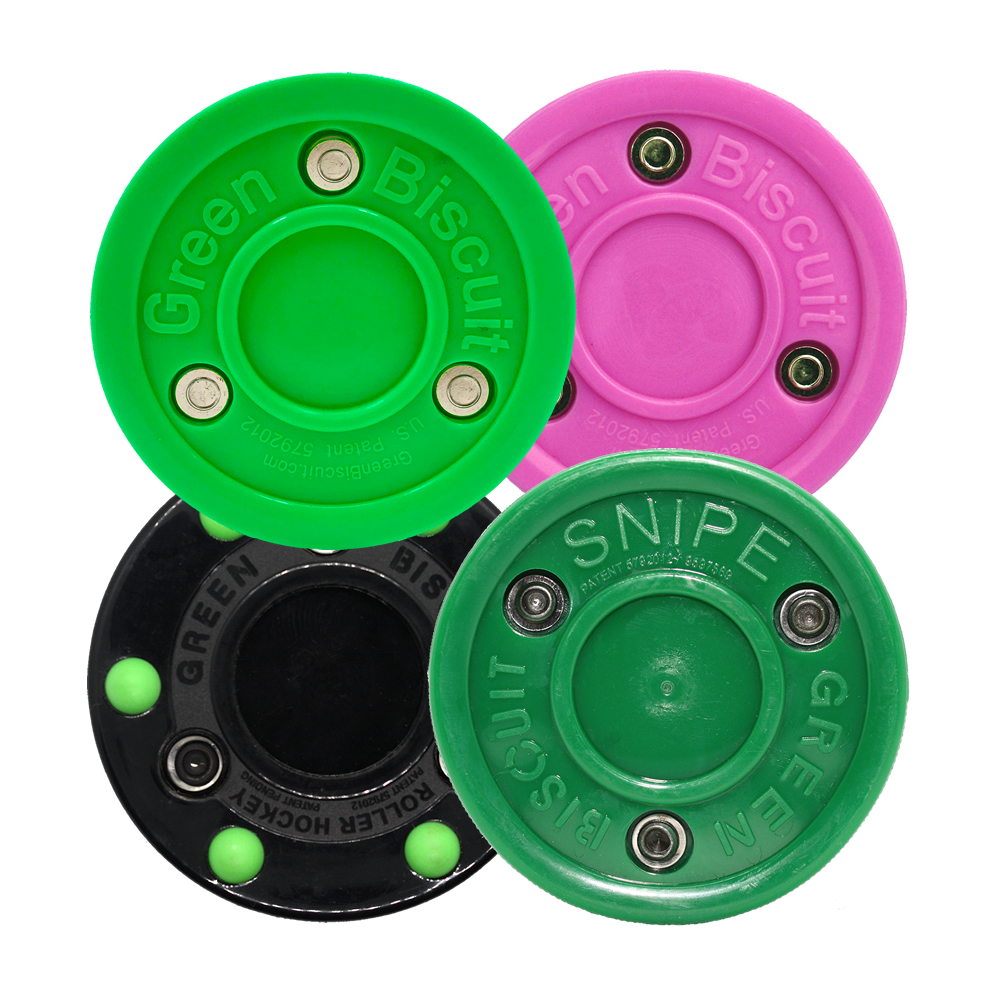 NEW Lists @ $14 Green Green Biscuit Original Off-Ice Training Puck 